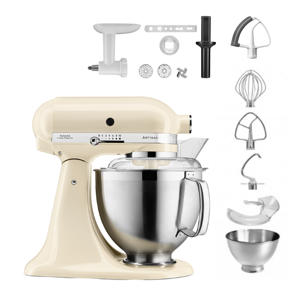 KitchenAid Artisan 5KSM185 Küchenmaschine 4,8 L Set