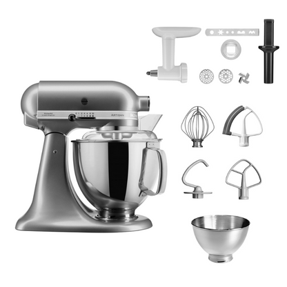 KitchenAid 4,8 L 5KSM175 Artisan Küchenmaschine Cookielover mit Fleischwolf+Spritzgebäckvorsatz