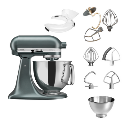 KitchenAid 4,8 L 5KSM175 Artisan Küchenmaschine Tschimmlover mit Tschimmhook Rührelementen
