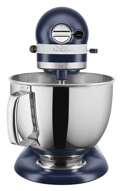 KitchenAid 4,8 L 5KSM175 Artisan Küchenmaschine Steellover mit Edelstahl-Werkzeugen