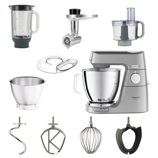 Kenwood Chef Baker XL KVL85.594SI Küchenmaschine 7 l